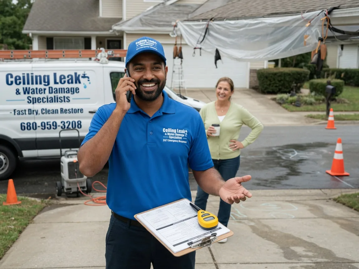 Ceiling Leak Cleanup Fort Lawn, SC FAQs